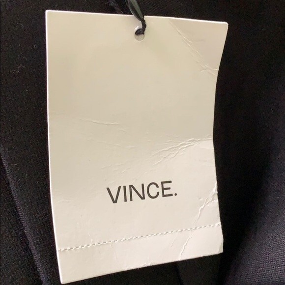 VINCE Ponte Stitch Seam Legging Pull On Scrunch Ankle Black Skinny - Picture 10 of 16